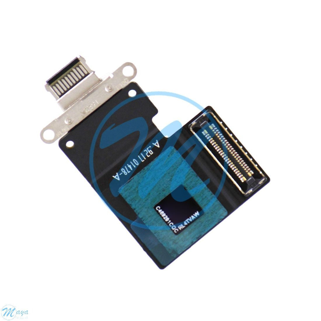 Economy Charging Port Flex for iPad Pro 12.9" (3rd 2018 / 4th 2020) / Pro 11" (1st 2018 / 2nd 2020) (Black)