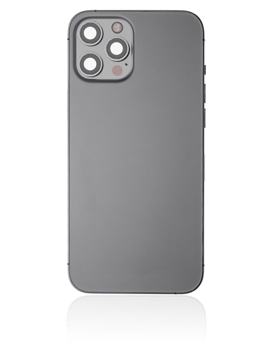 Standard Back Housing with Small Parts for iPhone 12 Pro Max (US) (B) (Graphite), image 1