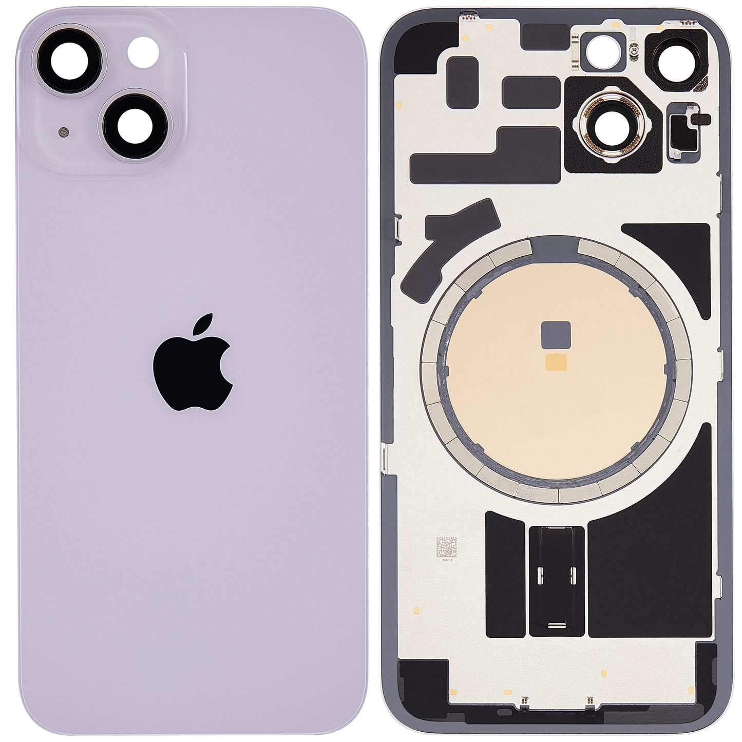 Premium Back Panel with MagSafe Magnet for iPhone 14 (A) (Purple)
