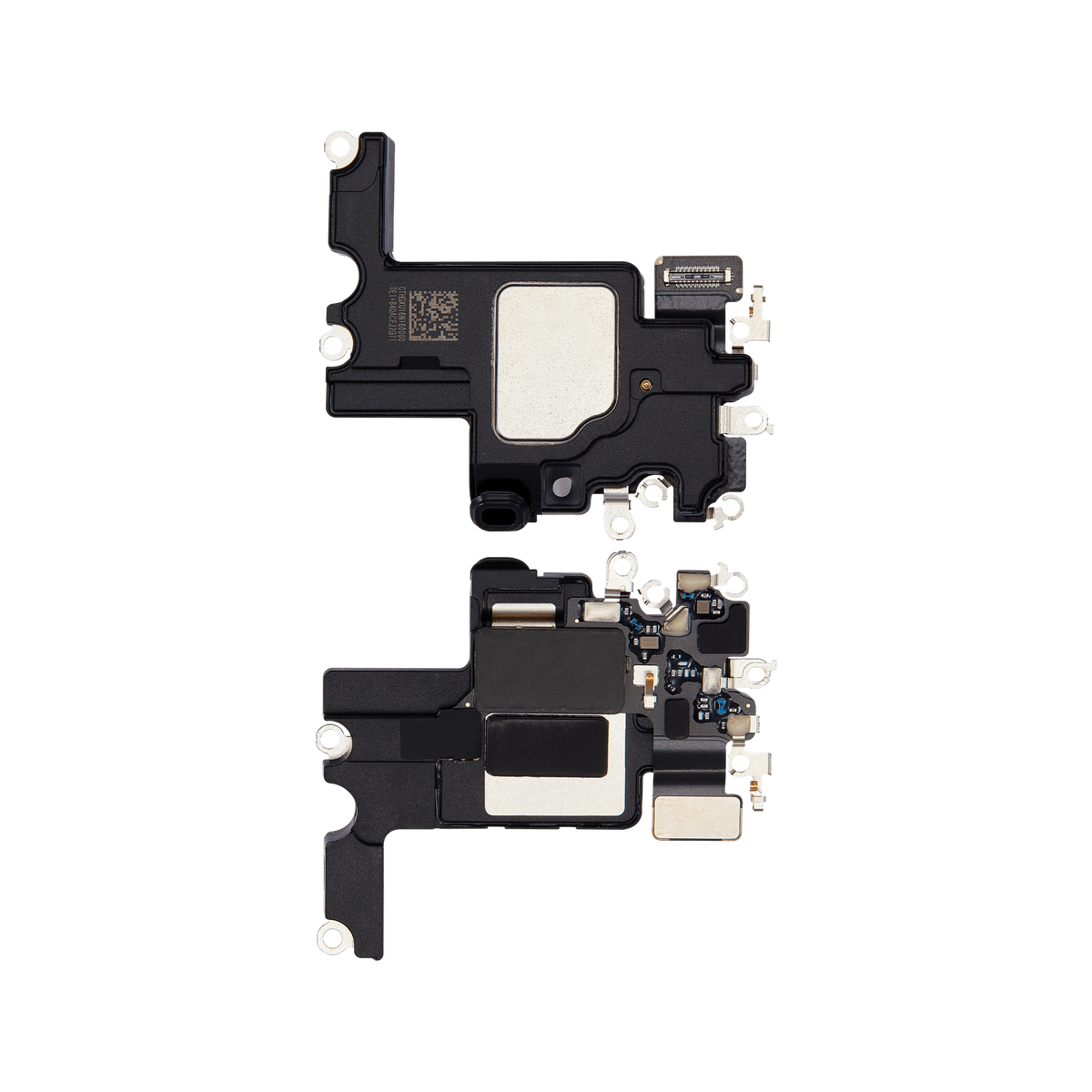 Ear Speaker with Wi-Fi Flex for iPhone 15 Plus front and back view