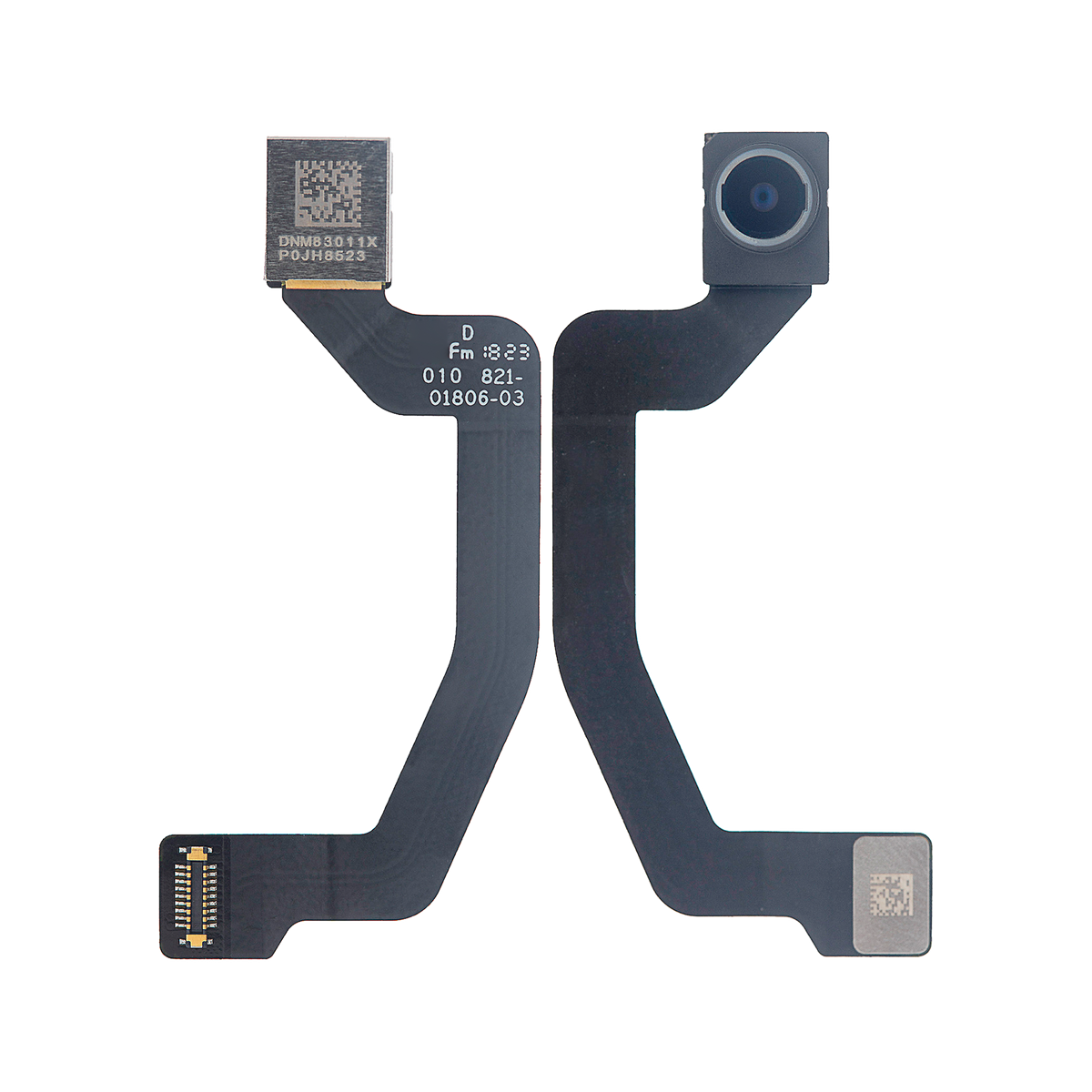 Front Camera with Bracket for iPhone XS Max front and back view