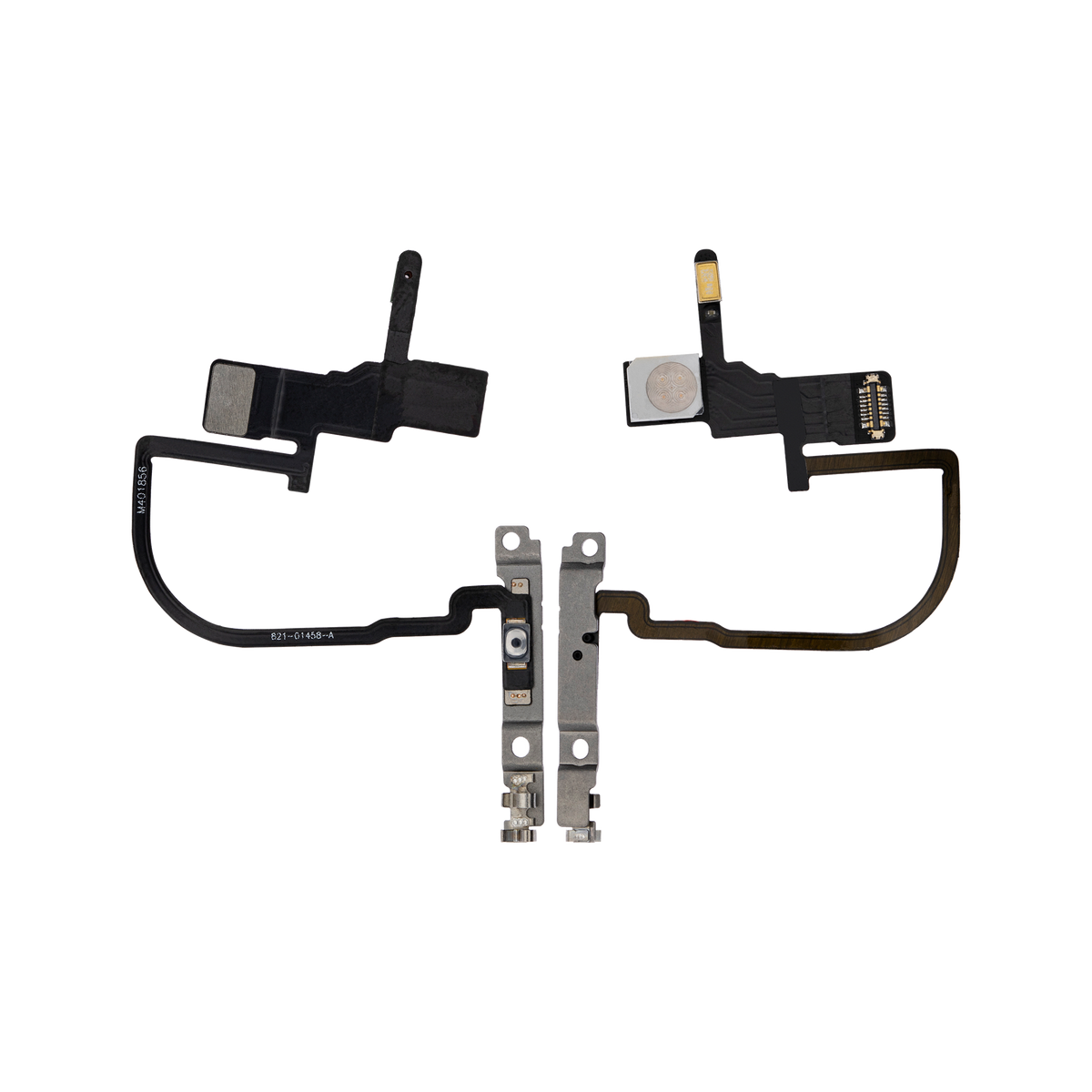 Power Button Flex for iPhone XS front and back view