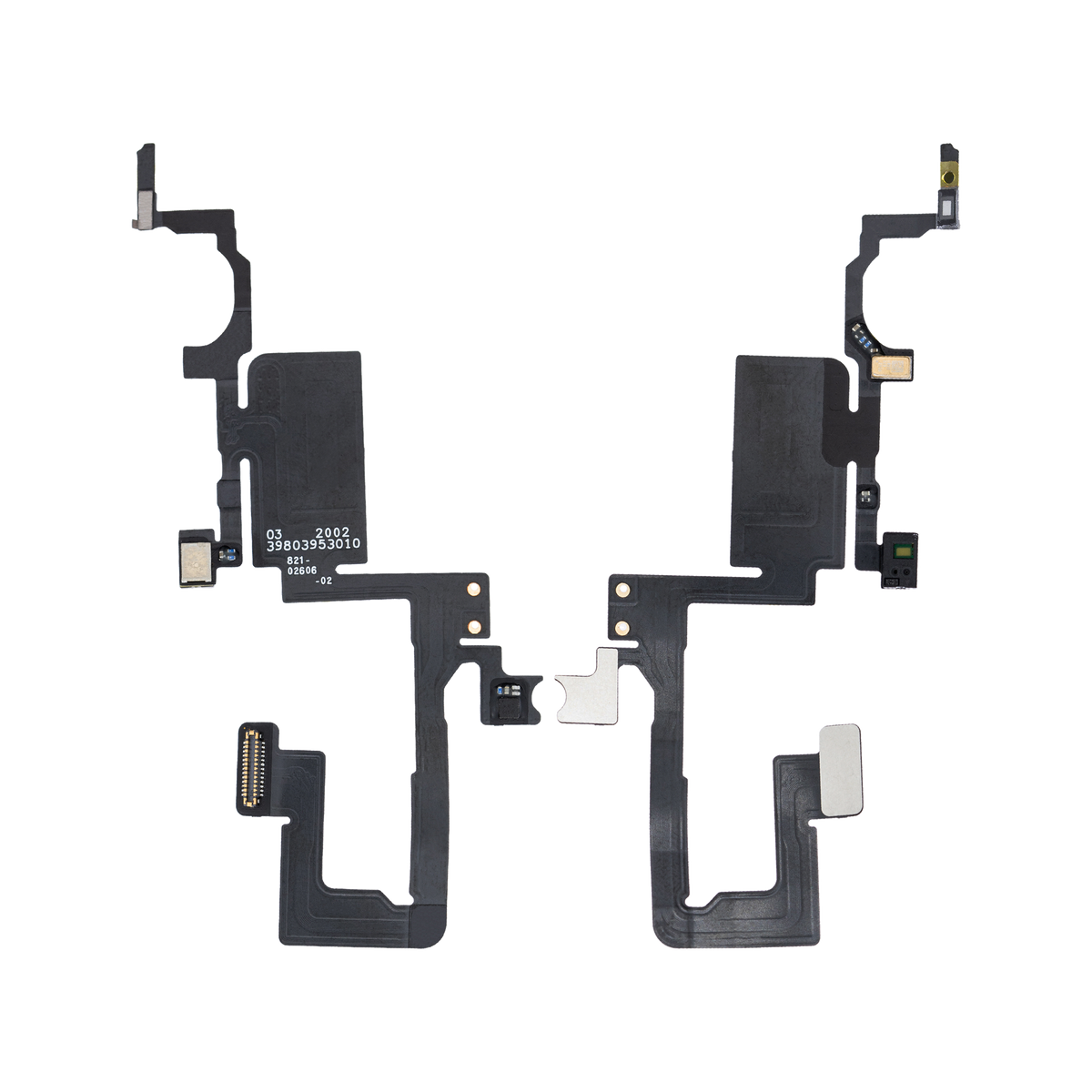 Proximity and Ambient Light Sensor Flex for iPhone 12 Mini front and back view