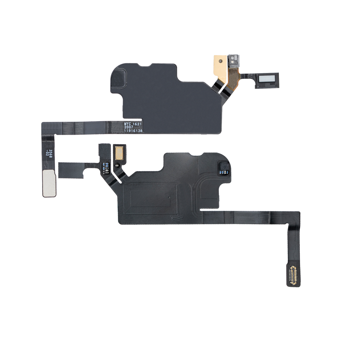 Proximity and Ambient Light Sensor Flex for iPhone 13 Pro front and back view