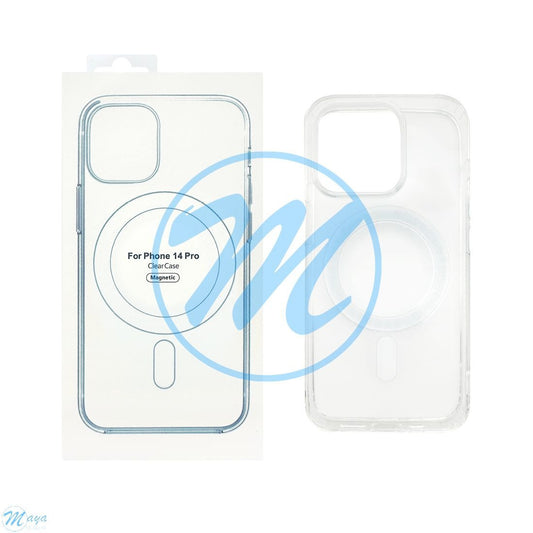 Mag Safe Case for Apple iPhone 14 (Clear)