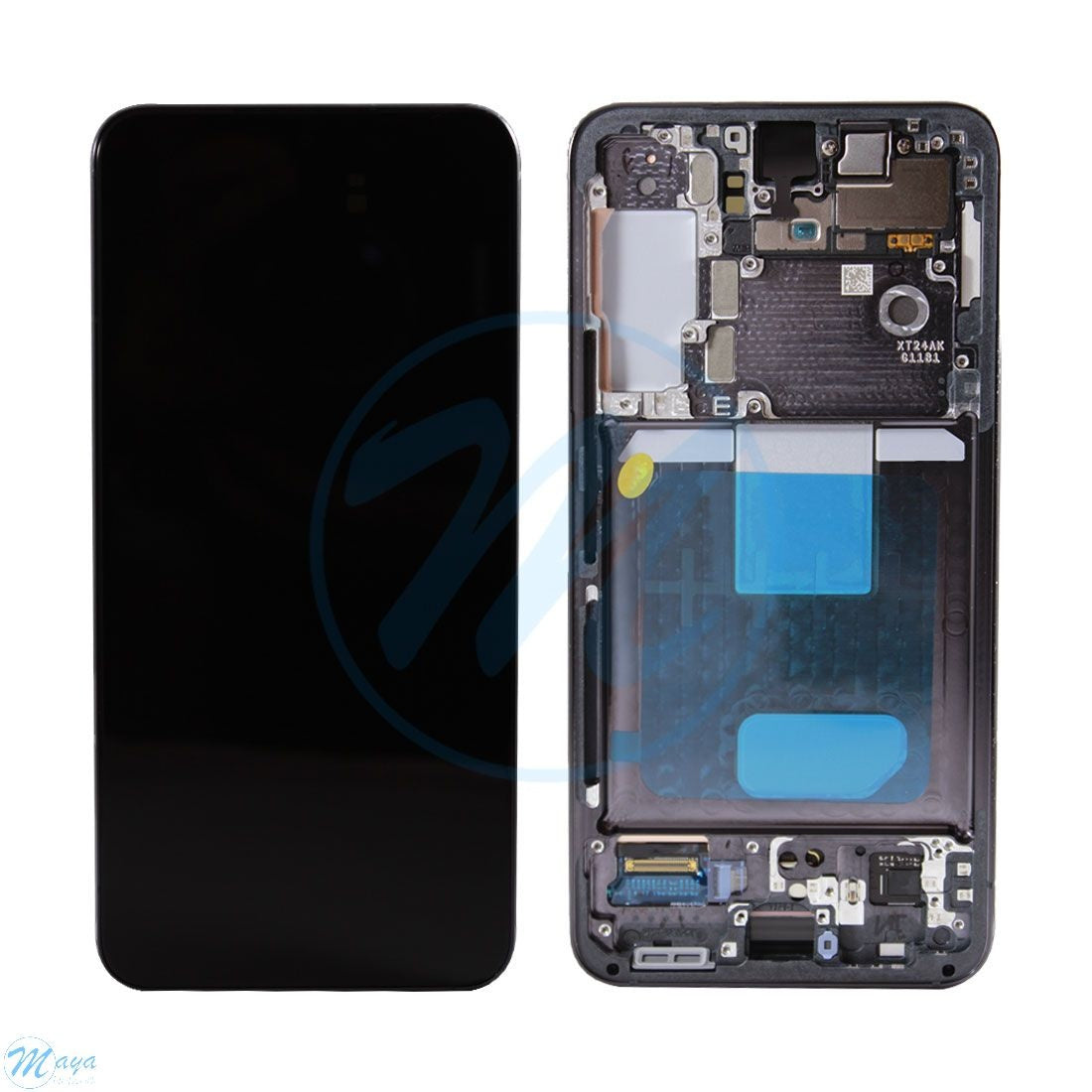 Economy Screen with Frame for Galaxy S22 5G (Phantom Black)