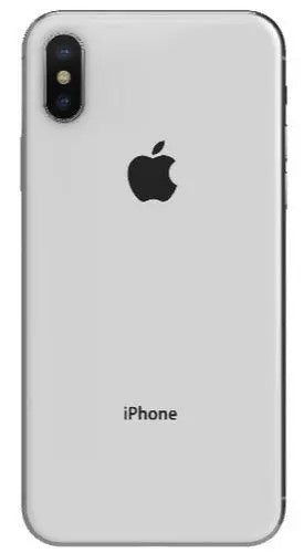 Backglass Replacement for Apple iPhone X (White)