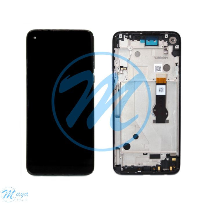 Screen Replacement Part Compatible for Motorola G Stylus 6.4" (w/ Frame)(LCD)(Mystic Indigo)