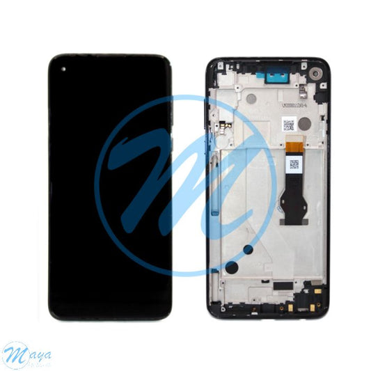 Screen Replacement Part Compatible for Motorola G Stylus 6.4" (w/ Frame)(LCD)(Mystic Indigo)