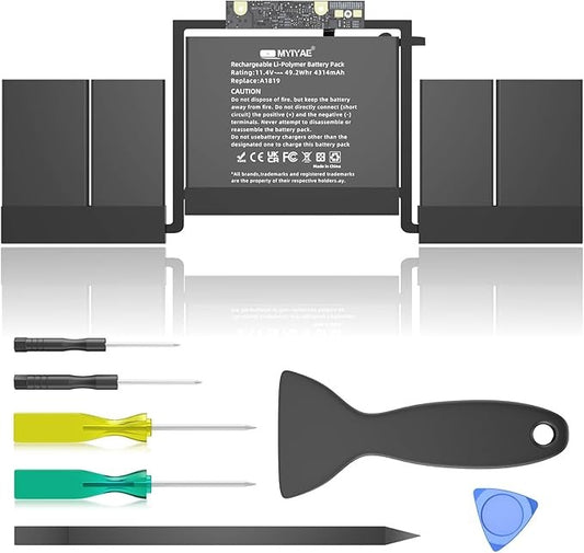 Battery Replacement for Apple MacBook Pro 13" (A1706 / 2016) (A1819 / 2017)