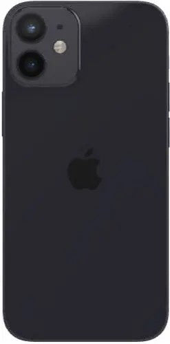 Backglass Replacement for Apple iPhone 12 Mini (Black)