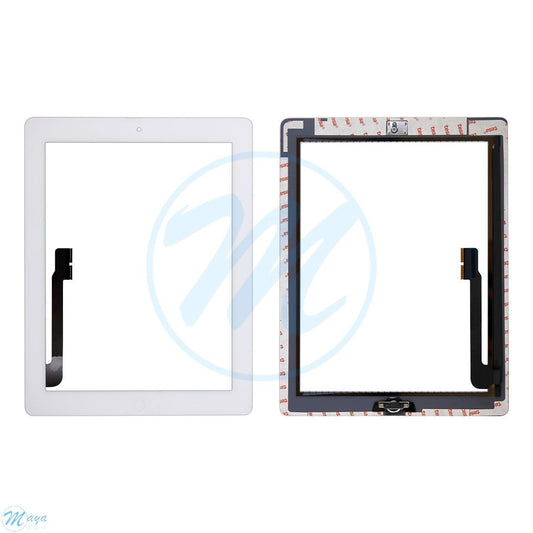 Glass & Digitizer Replacement for iPad 3 / 4 (Premium)(White)