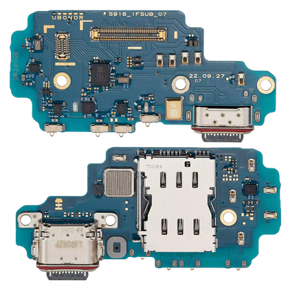 1761762024PremiumChargingPortBoardwithSimCardReaderforGalaxyS23Ultra5GS918UUS1