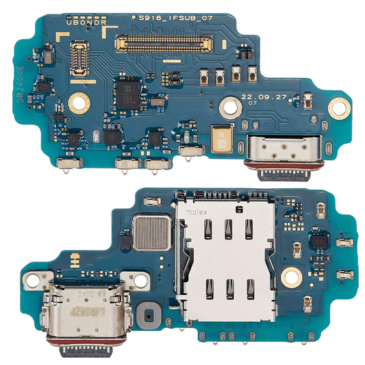 1761762024PremiumChargingPortBoardwithSimCardReaderforGalaxyS23Ultra5GS918UUS1