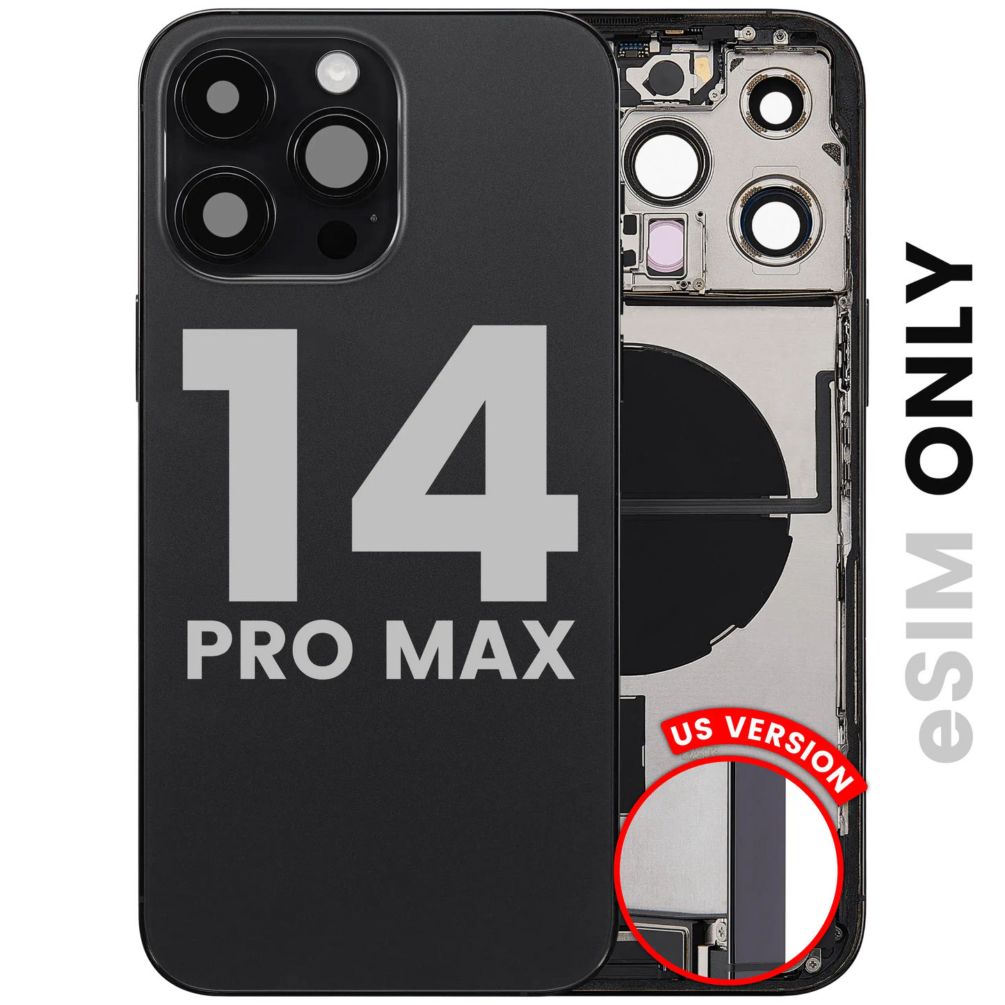 1772518386PremiumBackHousingwithChargingPortFlexandSmallPartsforiPhone14ProMaxAPullUSSpaceBlack1