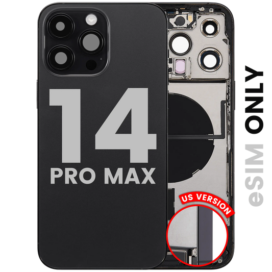 1772518386PremiumBackHousingwithChargingPortFlexandSmallPartsforiPhone14ProMaxAPullUSSpaceBlack1