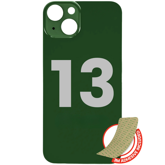 1788854612BackGlassWith3MAdhesiveForiPhone13NoLogoLargeCameraHoleGreen1