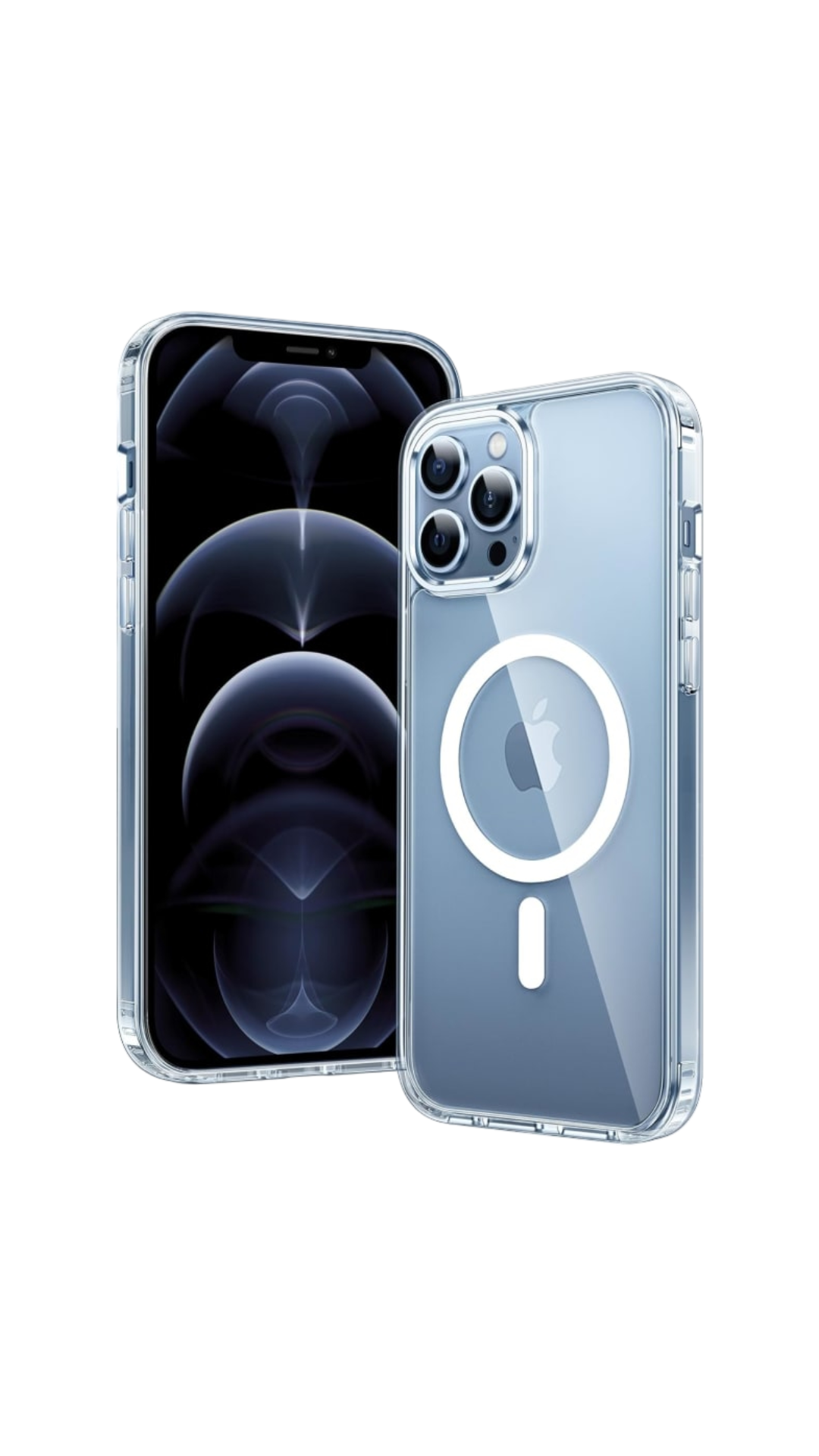 Premium Magnetic Clear TPU Case for Apple iPhone 12 Pro Max, image 1