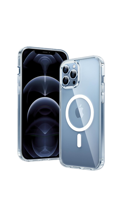 Premium Magnetic Clear TPU Case for Apple iPhone 12 Pro Max, image 1