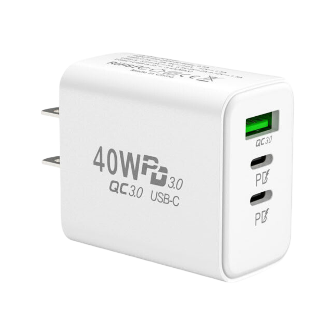 1791405723Standard40WPDQC3.0WallCharger2USBC1USBA1