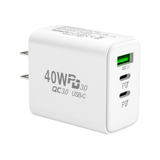 1791405723Standard40WPDQC3.0WallCharger2USBC1USBA1