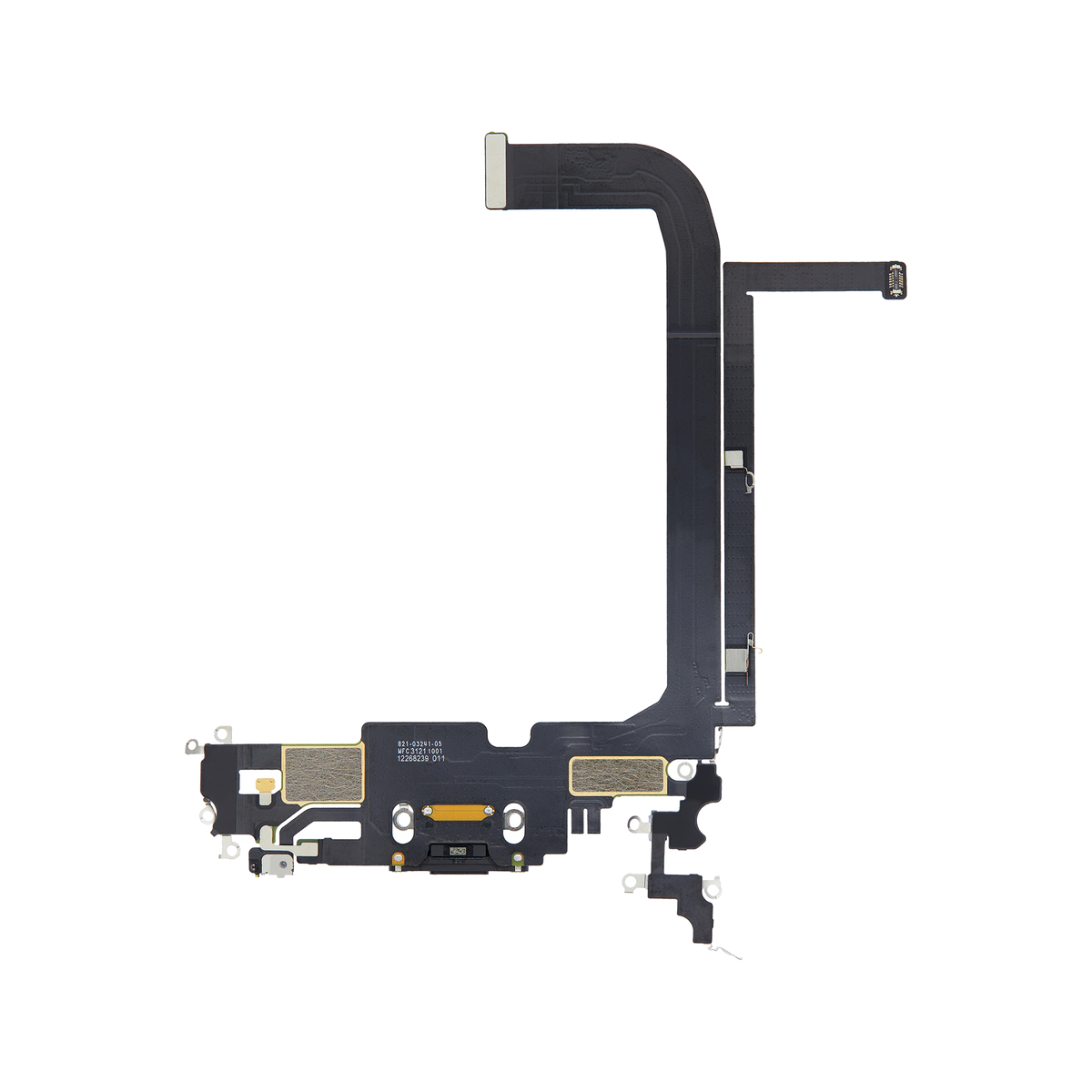 Charging Port Flex for iPhone 13 Pro Max Graphite angled back view