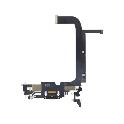 Charging Port Flex for iPhone 13 Pro Max Graphite angled back view