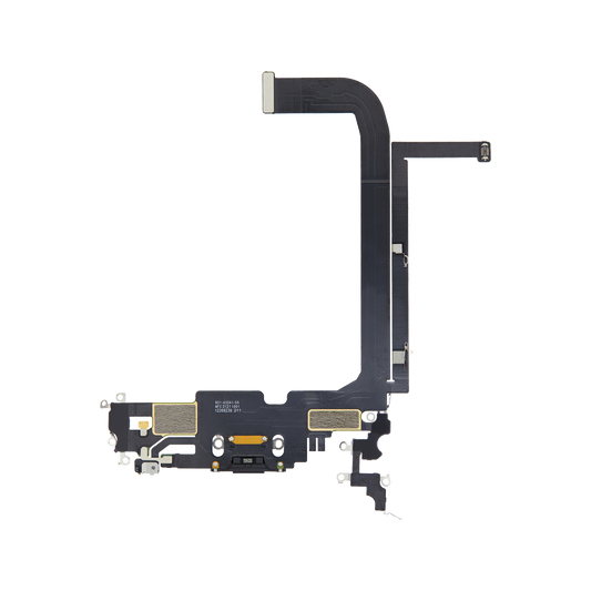 Charging Port Flex for iPhone 13 Pro Max Graphite angled back view