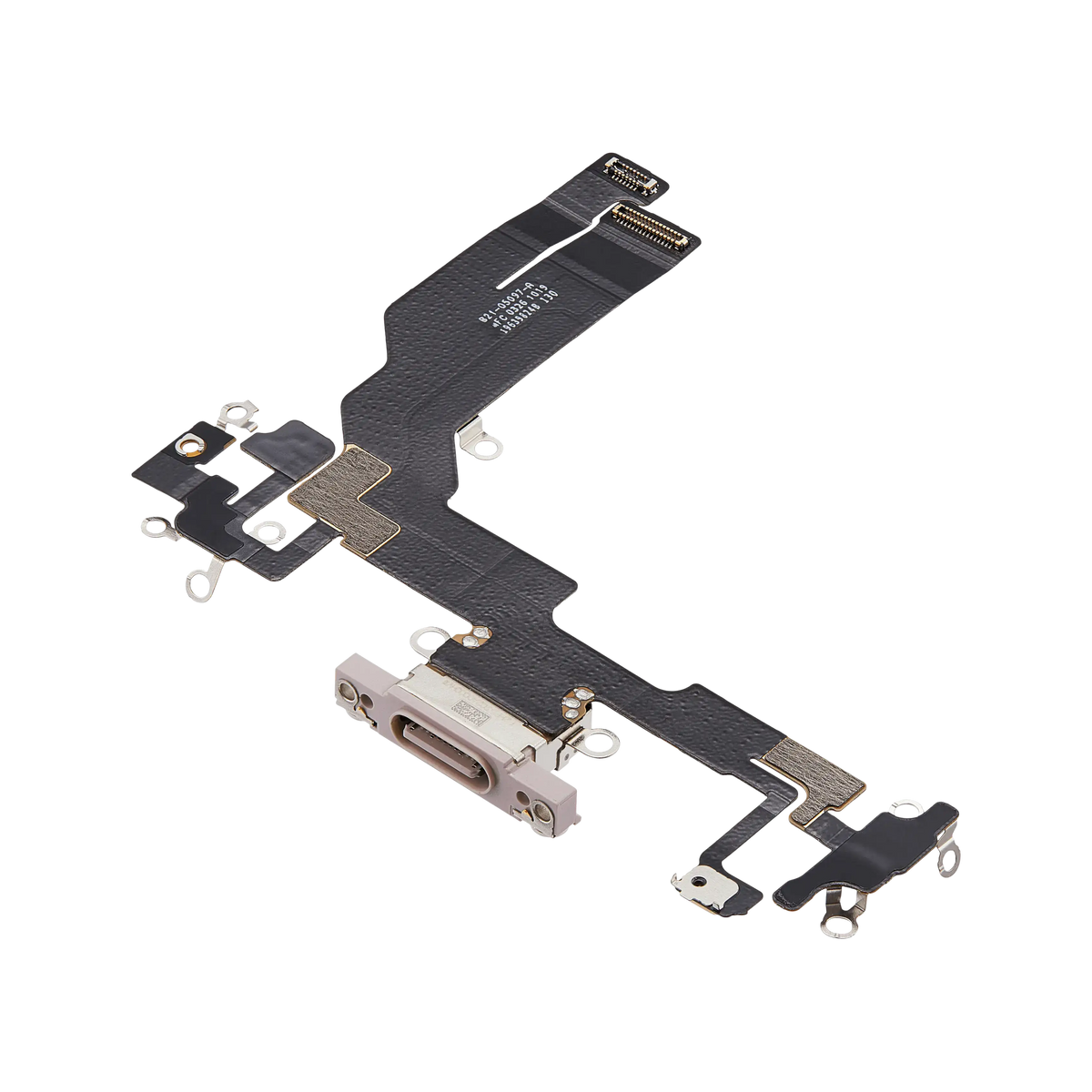 Charging Port Flex for iPhone 16e / 17e Soft Pink angled front view