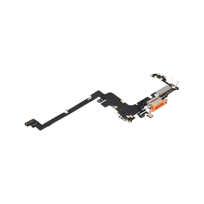 Charging Port Flex for iPhone 17 Pro Cosmic Orange International version angled front view