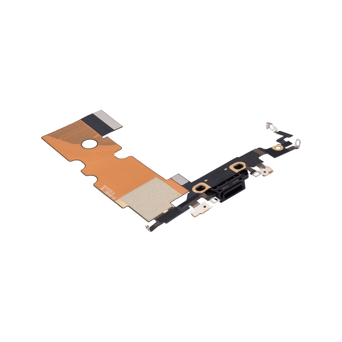 Charging Port Flex for iPhone 8 Space Gray angled back view
