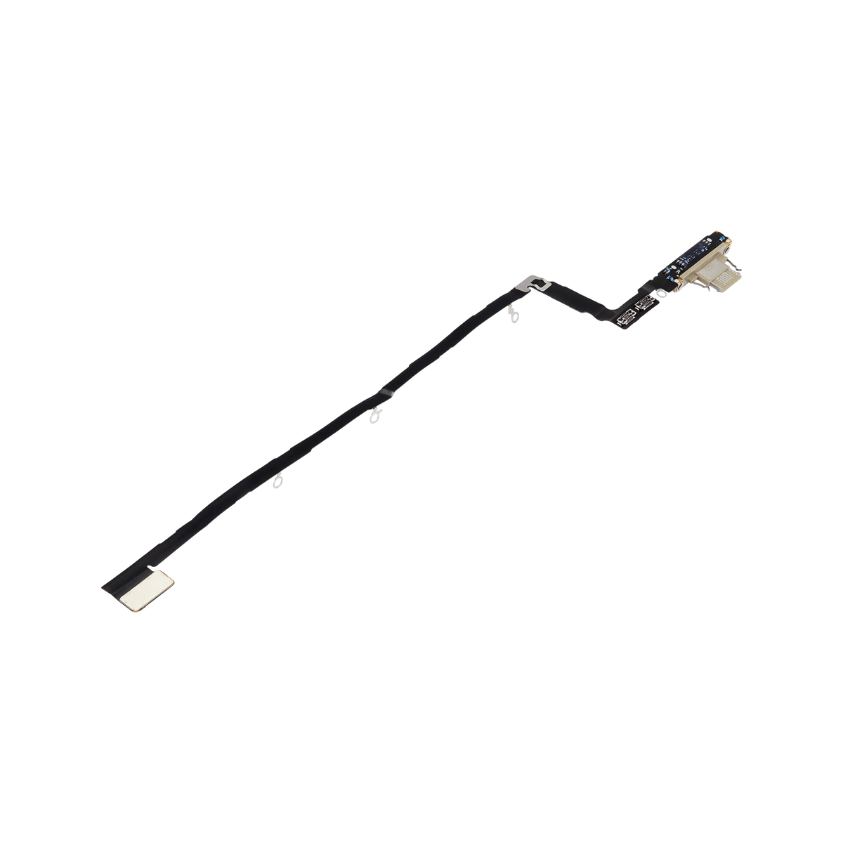 Charging Port Flex for iPhone Air Light Gold angled front view
