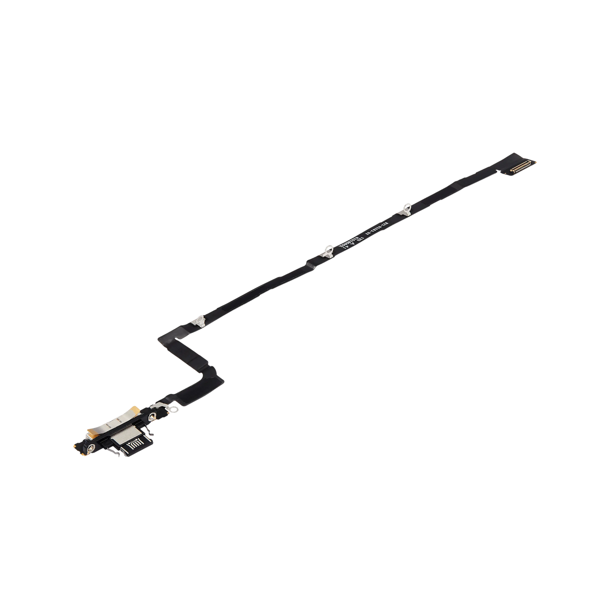 Charging Port Flex for iPhone Air Space Black angled back view