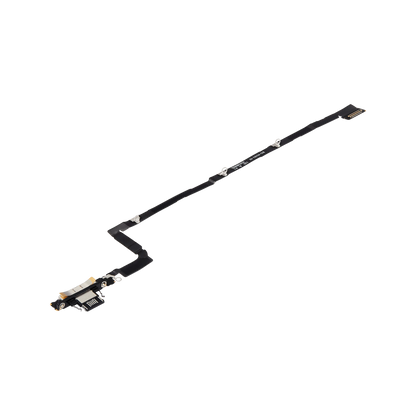 Charging Port Flex for iPhone Air Space Black angled back view