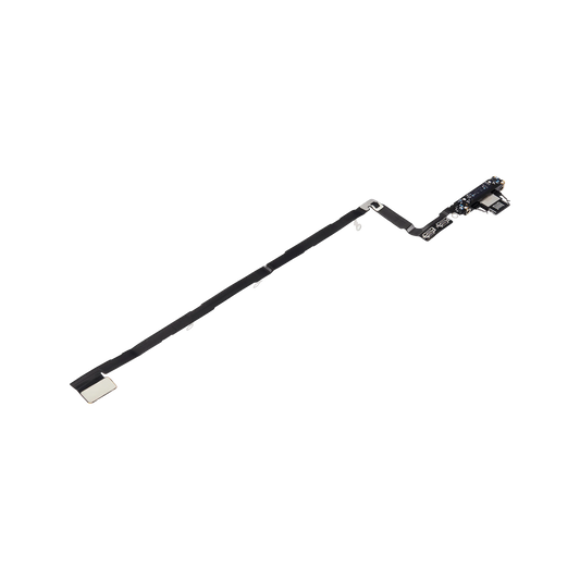 Charging Port Flex for iPhone Air Space Black angled front view