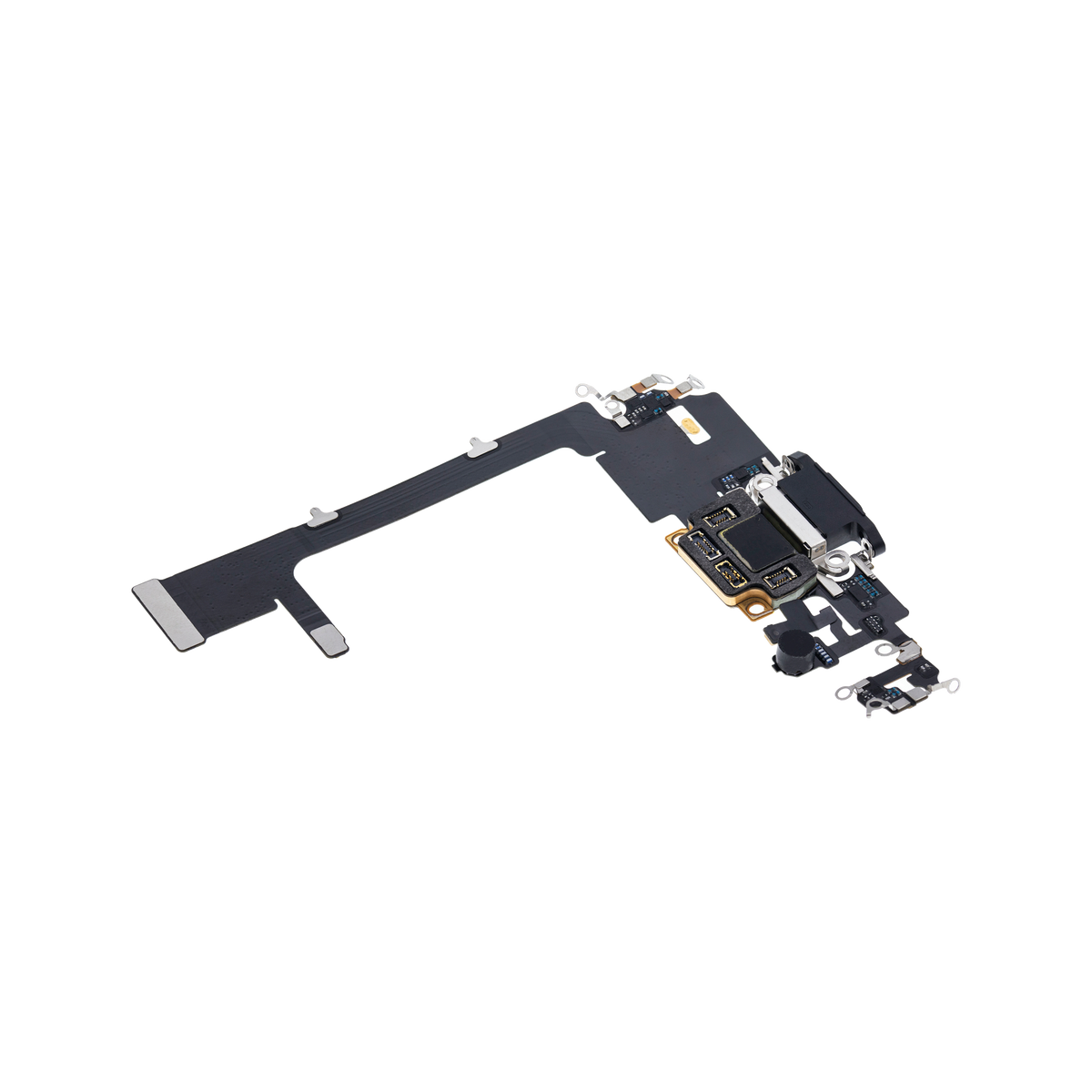 Charging Port Flex with Board for iPhone 11 Pro Space Gray angled back view