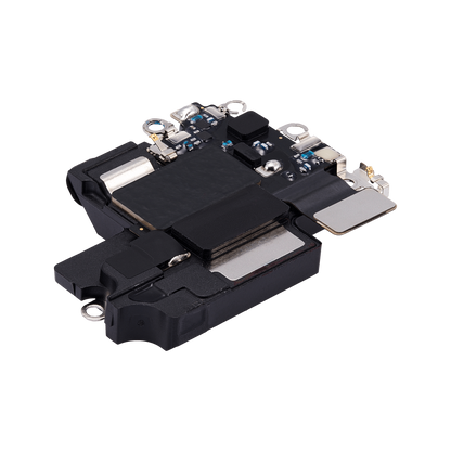 Ear Speaker with Wi-Fi Flex for iPhone 15 angled back view