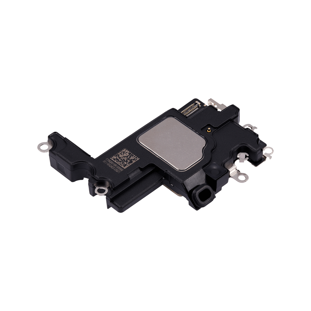 Ear Speaker with Wi-Fi Flex for iPhone 15 Plus angled front view