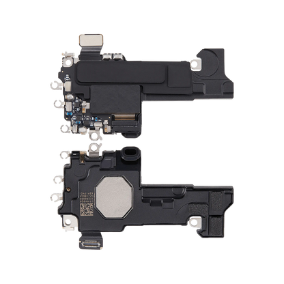 Ear Speaker with Wi-Fi Flex for iPhone 16 International version front and back view