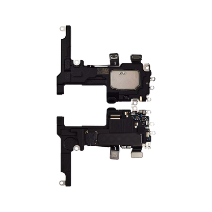 Ear Speaker with Wi-Fi Flex for iPhone 16 Plus front and back view