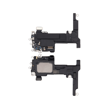 Ear Speaker with Wi-Fi Flex for iPhone 16 Plus International version front and back view