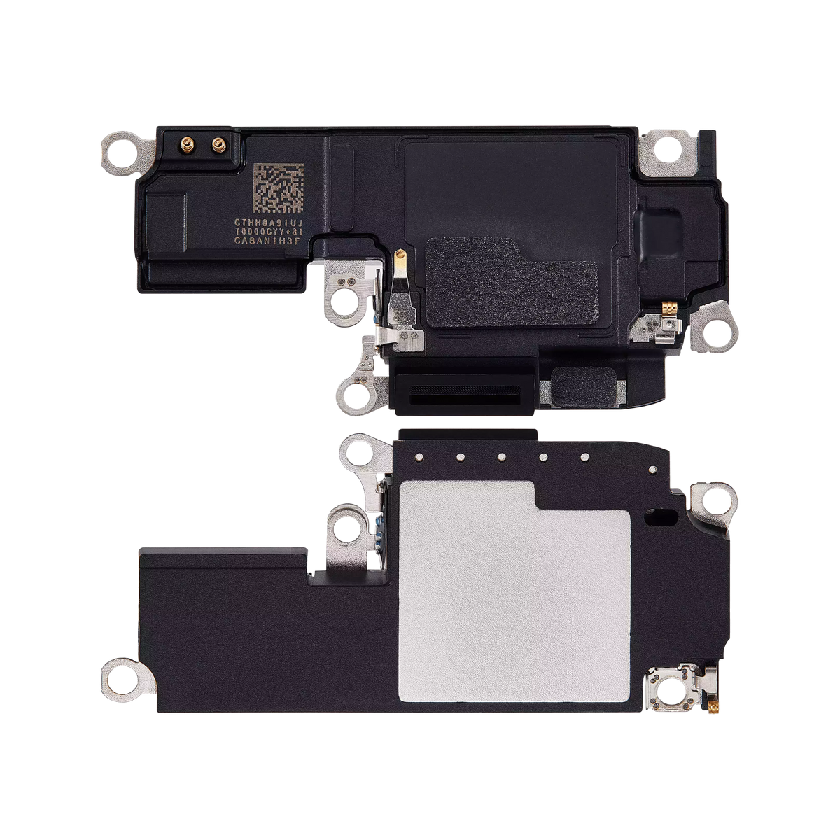 Loudspeaker for iPhone 16 Pro front and back view