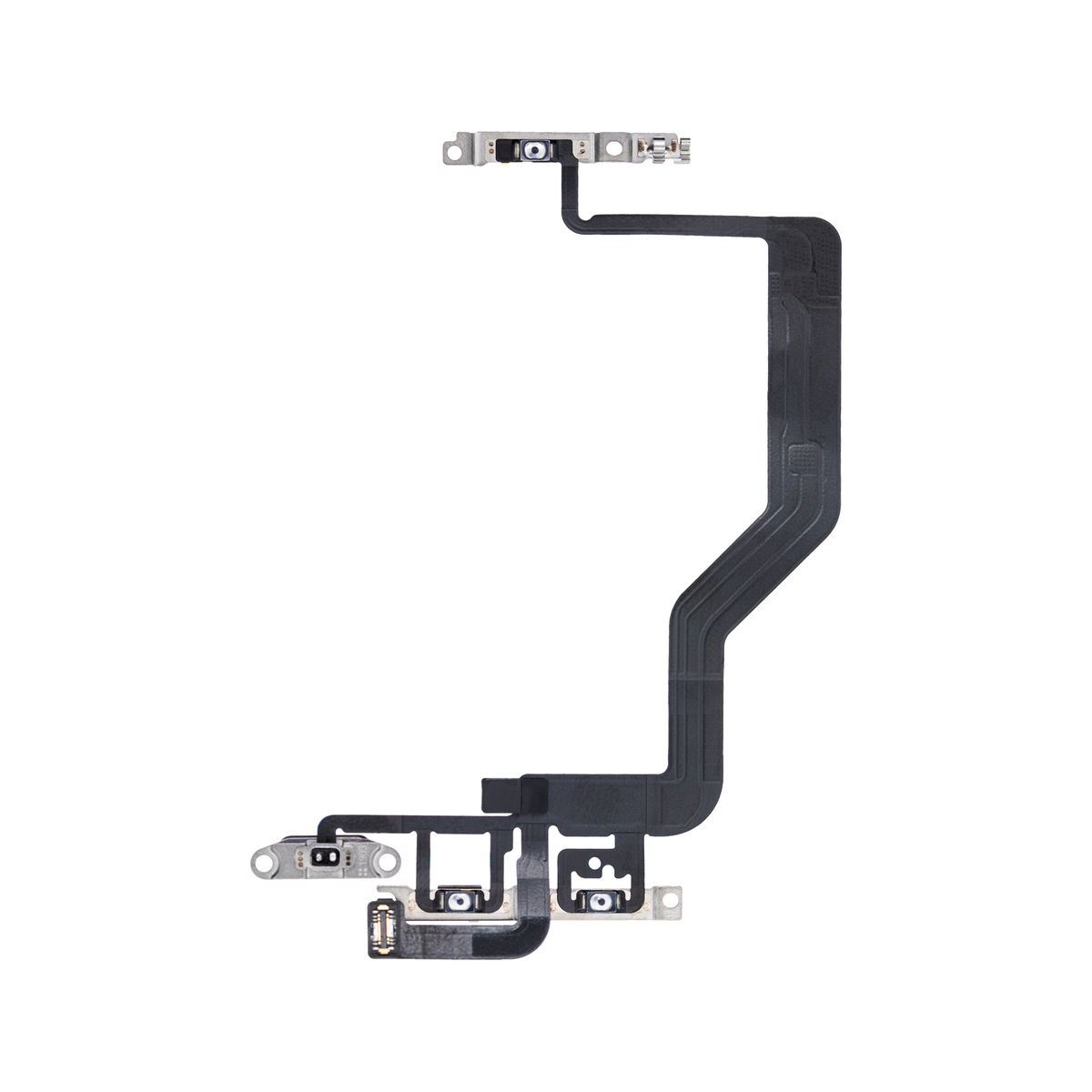 Power and Volume Button Flex for iPhone 12 / 12 Pro angled front view