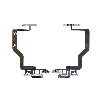 Power and Volume Button Flex for iPhone 12 / 12 Pro front and back view