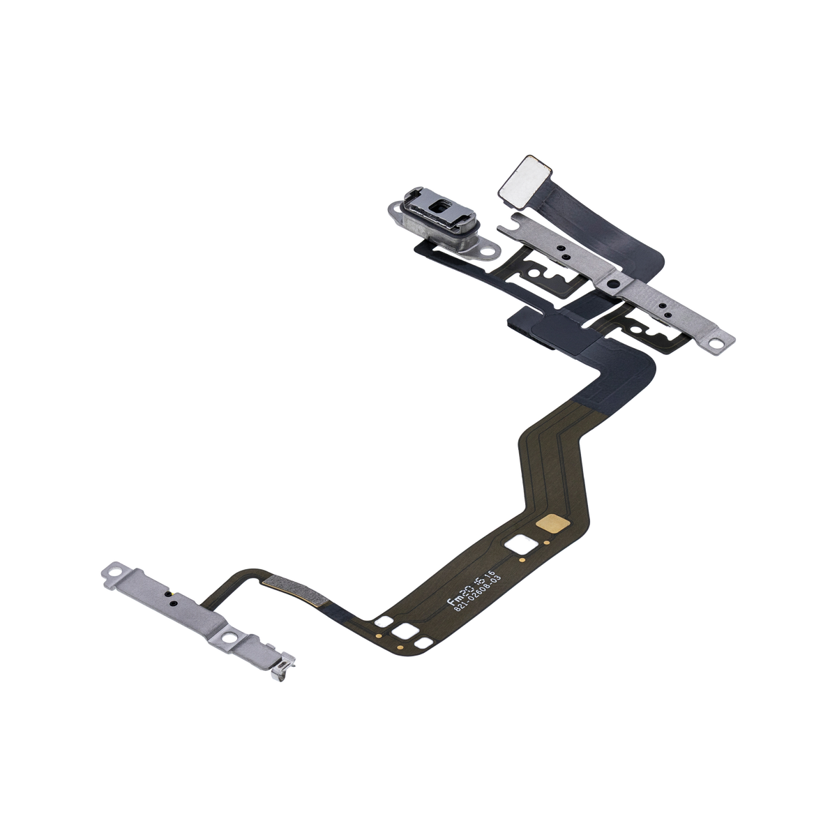 Power and Volume Button Flex for iPhone 12 Mini angled back view