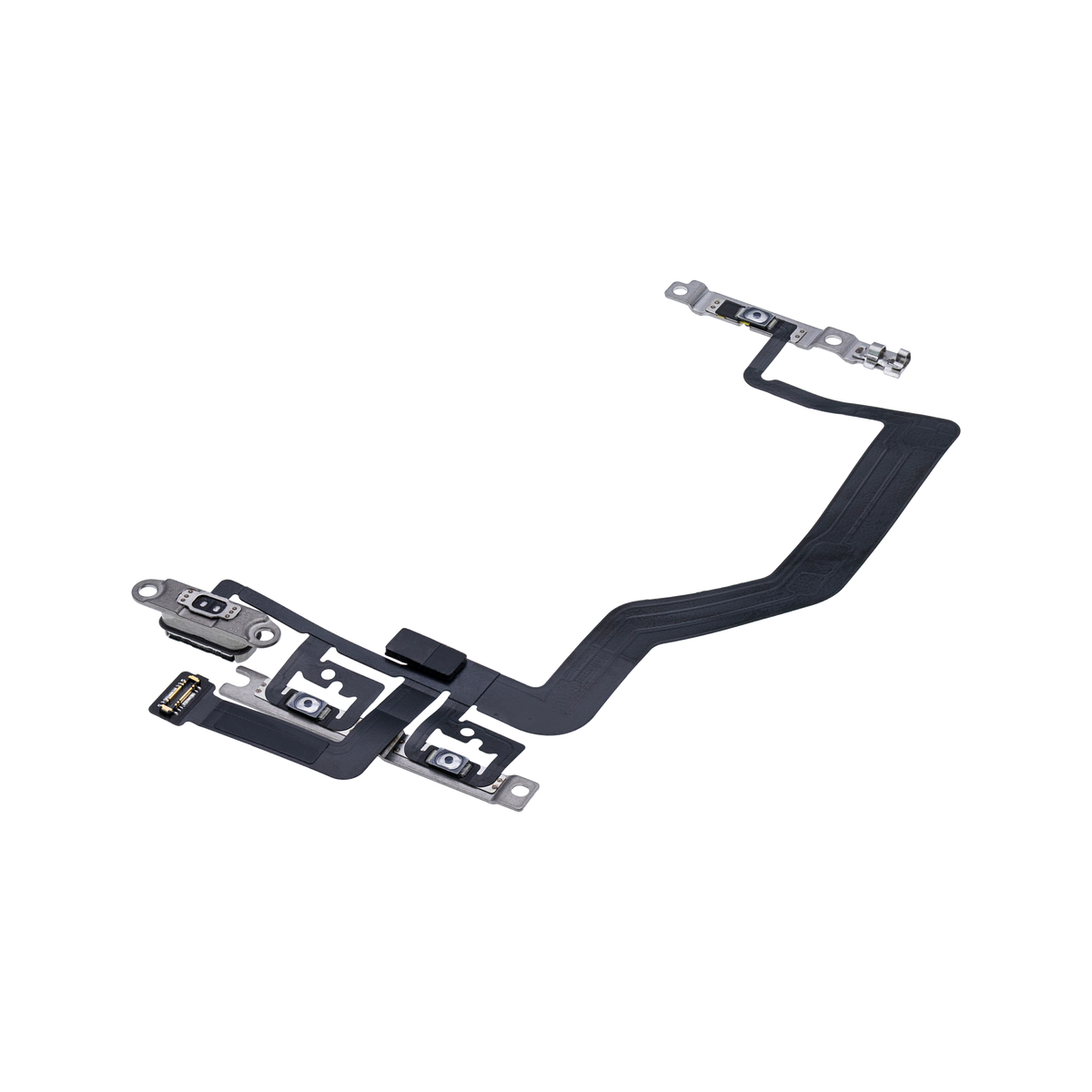 Power and Volume Button Flex for iPhone 12 Mini angled front view