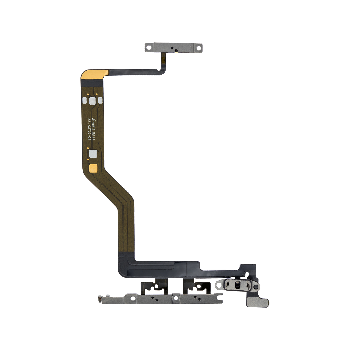 Power and Volume Button Flex for iPhone 12 Pro Max angled back view