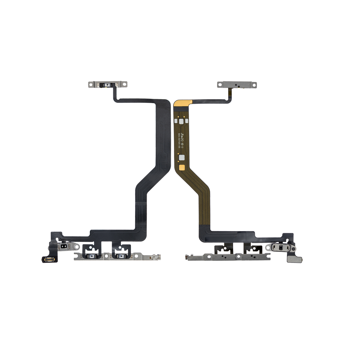 Power and Volume Button Flex for iPhone 12 Pro Max front and back view
