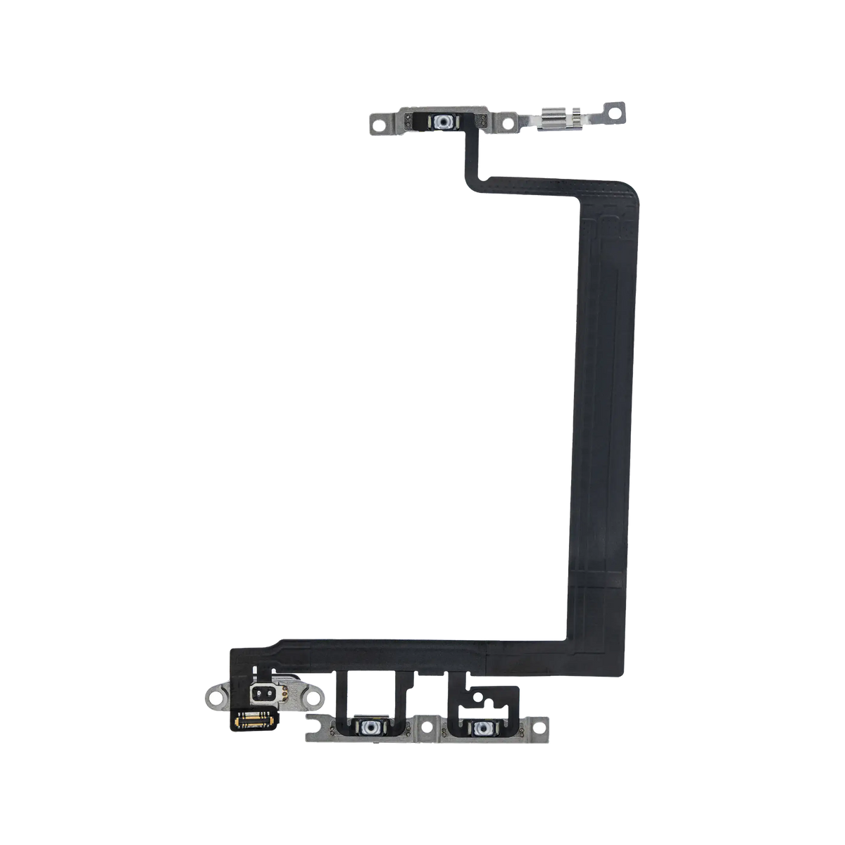 Power and Volume Button Flex for iPhone 13 angled front view