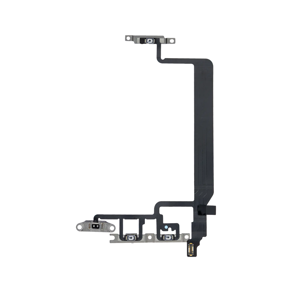 Power and Volume Button Flex for iPhone 13 Pro angled front view